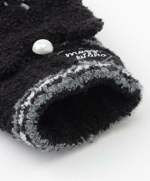 mezzo piano / メゾピアノ 手袋 | アニマルフェイス　マシュマロ手袋 | 詳細6