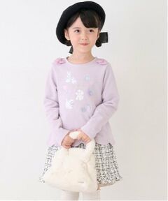 mezzo piano / メゾピアノ ボストンバッグ | リボンフェイクファー　ボストンバッグ