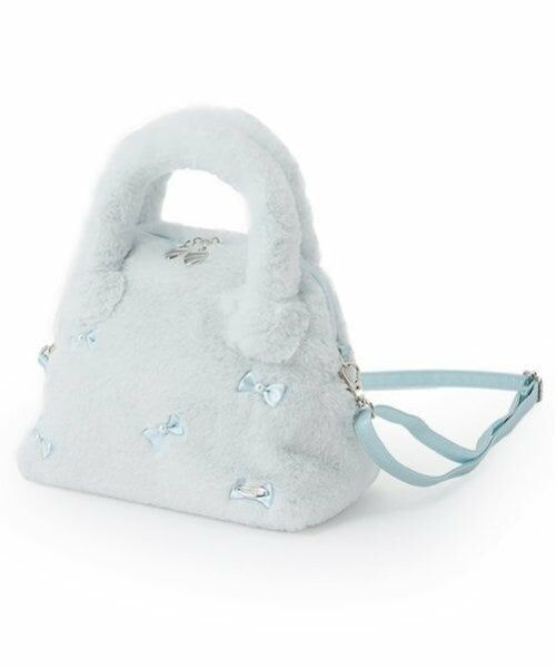 mezzo piano / メゾピアノ ボストンバッグ | リボンフェイクファー　ボストンバッグ | 詳細13