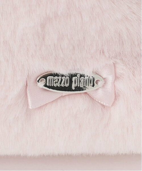 mezzo piano / メゾピアノ ボストンバッグ | リボンフェイクファー　ボストンバッグ | 詳細9