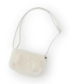 mezzo piano / メゾピアノ ショルダーバッグ | リボンフェイクファー　ポシェット