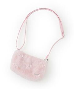 mezzo piano / メゾピアノ ショルダーバッグ | リボンフェイクファー　ポシェット