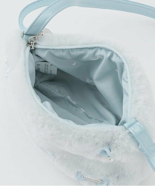 mezzo piano / メゾピアノ ショルダーバッグ | リボンフェイクファー　ポシェット | 詳細6