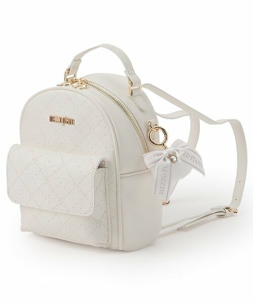 mezzo piano / メゾピアノ リュック・バックパック | モノグラム柄型押し　ミニリュック | 詳細11