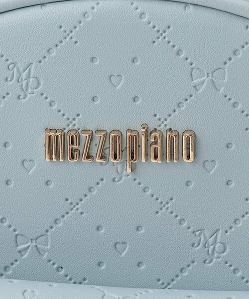 mezzo piano / メゾピアノ リュック・バックパック | モノグラム柄型押し　ミニリュック | 詳細3