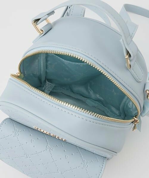 mezzo piano / メゾピアノ リュック・バックパック | モノグラム柄型押し　ミニリュック | 詳細8