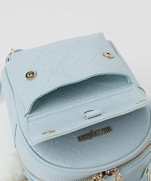 mezzo piano / メゾピアノ リュック・バックパック | モノグラム柄型押し　ミニリュック | 詳細9