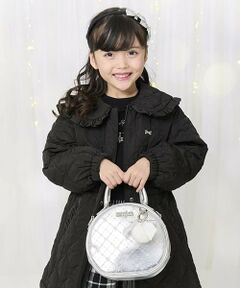 mezzo piano / メゾピアノ ショルダーバッグ | モノグラム柄型押し　ラウンドバッグ