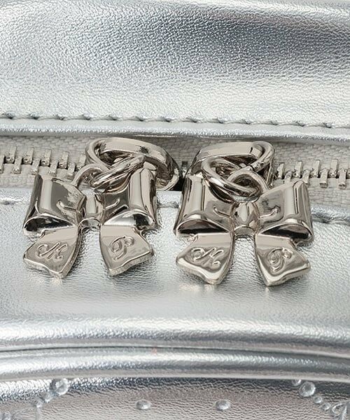 mezzo piano / メゾピアノ ショルダーバッグ | モノグラム柄型押し　ラウンドバッグ | 詳細2