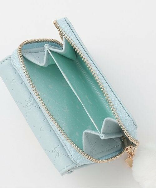 mezzo piano / メゾピアノ 財布・コインケース・マネークリップ | モノグラム柄型押し　お財布　ポンポンつき | 詳細5