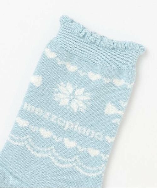 mezzo piano / メゾピアノ ソックス | ノルディック柄　クルーソックス | 詳細1