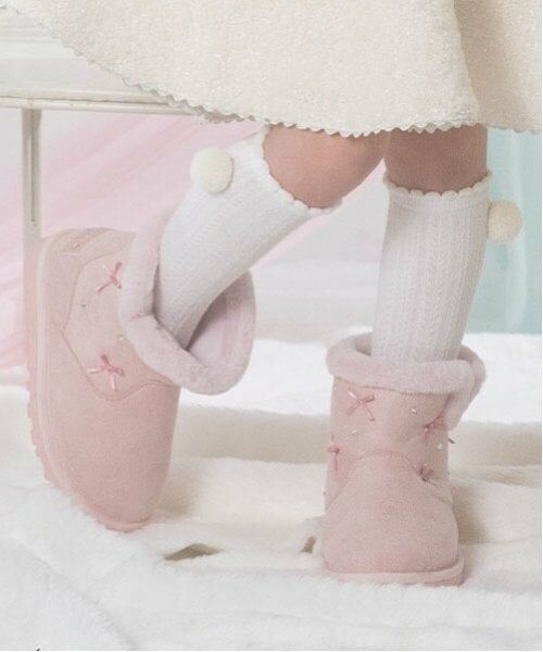 mezzo piano / メゾピアノ ソックス | 梵天つき　ケーブルハイソックス | 詳細1