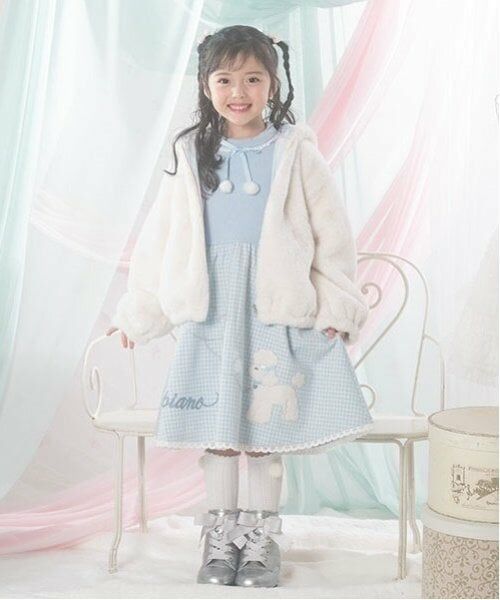 mezzo piano / メゾピアノ ソックス | 梵天つき　ケーブルハイソックス | 詳細2