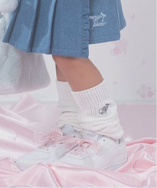 mezzo piano / メゾピアノ ソックス | ルーズソックス（オフ ホワイト）