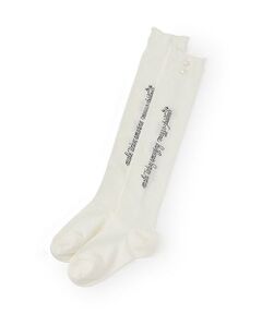 mezzo piano / メゾピアノ ソックス | ハートボタンつき　ニーハイソックス