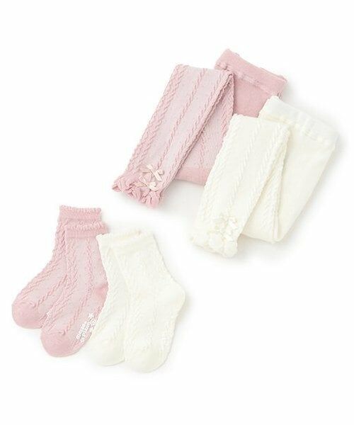 mezzo piano / メゾピアノ レギンス・スパッツ | ケーブルレギンス＆ソックスセット | 詳細7