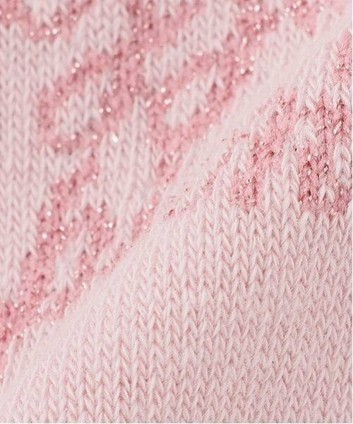 mezzo piano / メゾピアノ ソックス | ラインストーンつきダイヤ柄　ハイソックス | 詳細7