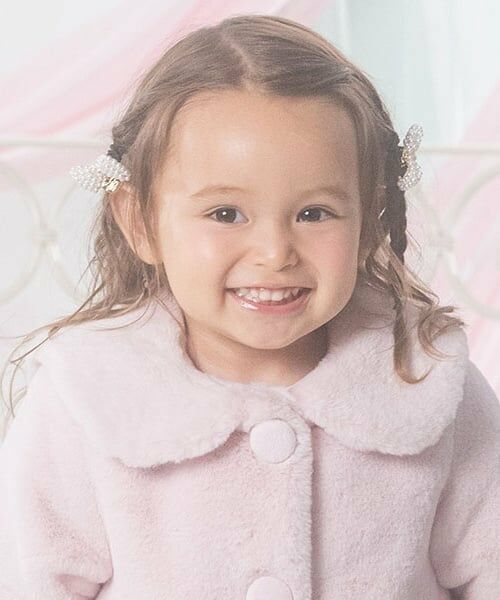 mezzo piano / メゾピアノ ヘアゴム・シュシュ | ビーズリボン　ヘアポニー2個セット | 詳細12