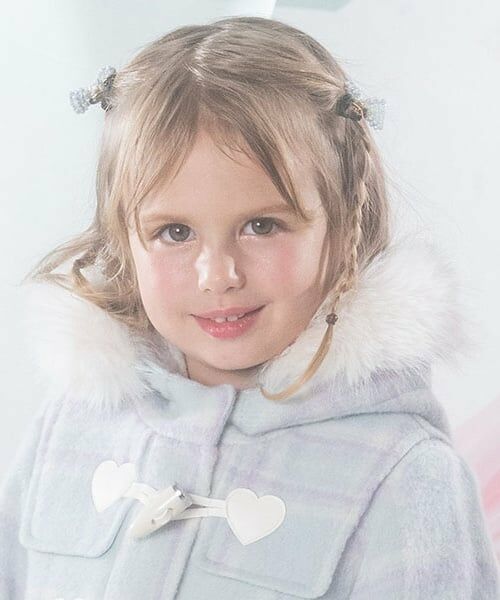 mezzo piano / メゾピアノ ヘアゴム・シュシュ | ビーズリボン　ヘアポニー2個セット | 詳細13