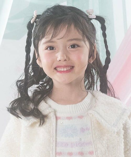 mezzo piano / メゾピアノ ヘアゴム・シュシュ | ビーズリボン　ヘアポニー2個セット | 詳細10