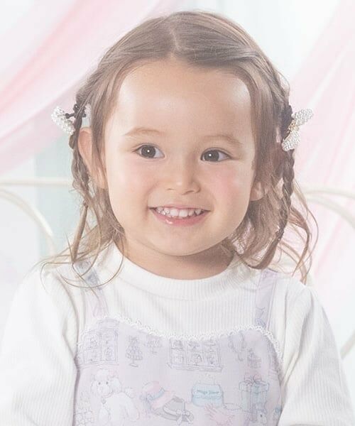 mezzo piano / メゾピアノ ヘアゴム・シュシュ | ビーズリボン　ヘアポニー2個セット | 詳細11