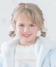 mezzo piano / メゾピアノ ヘアゴム・シュシュ | ぷっくりハート　ヘアポニー2個セット