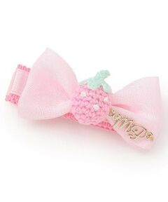 mezzo piano / メゾピアノ ヘアピン | イチゴ編みモチーフ　ヘアクリップ