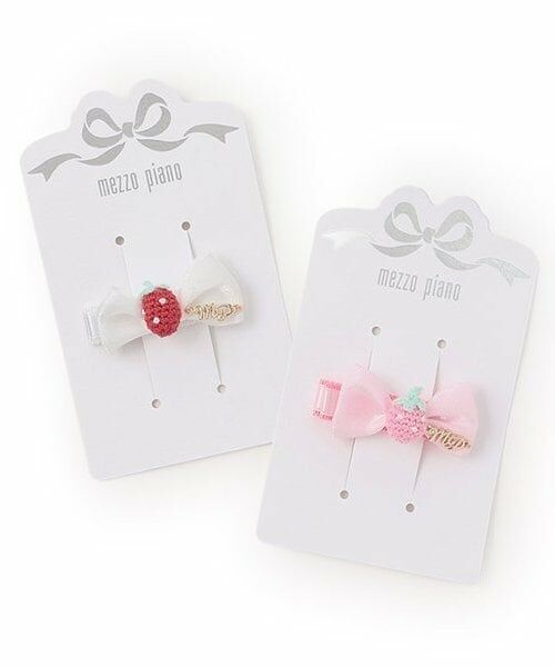 mezzo piano / メゾピアノ ヘアピン | イチゴ編みモチーフ　ヘアクリップ | 詳細6