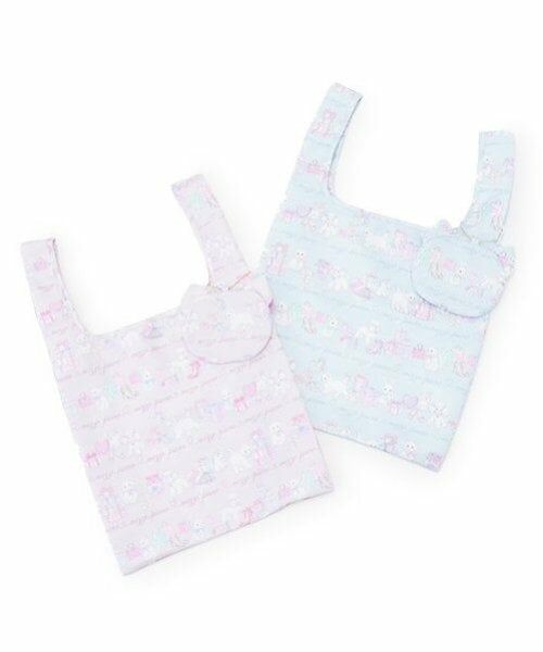 mezzo piano / メゾピアノ トートバッグ | ショッピング柄　エコバッグ | 詳細10