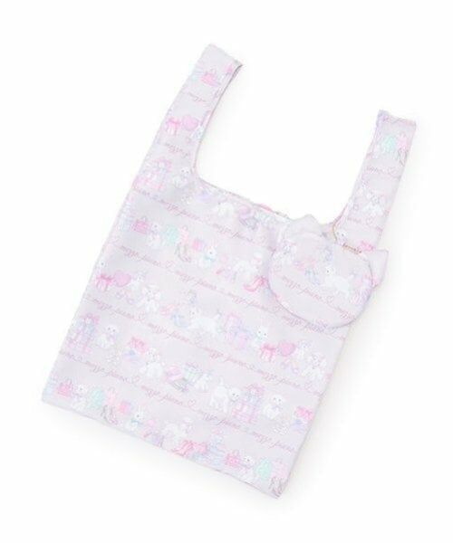 mezzo piano / メゾピアノ トートバッグ | ショッピング柄　エコバッグ | 詳細11