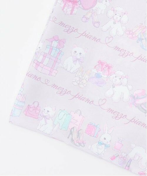 mezzo piano / メゾピアノ トートバッグ | ショッピング柄　エコバッグ | 詳細5