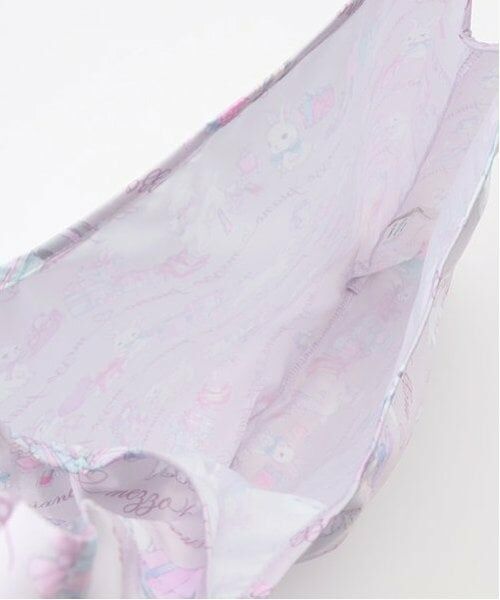 mezzo piano / メゾピアノ トートバッグ | ショッピング柄　エコバッグ | 詳細6