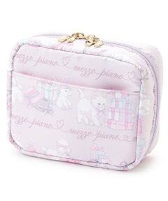 mezzo piano / メゾピアノ ポーチ | ショッピング柄　スクウェアポーチ