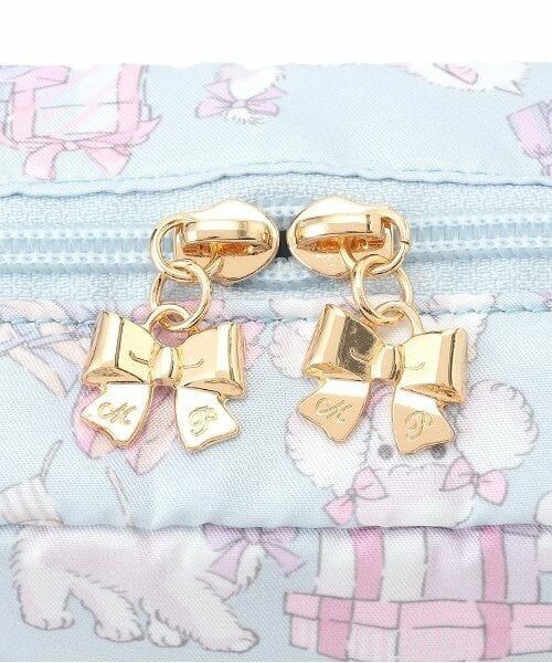 mezzo piano / メゾピアノ ポーチ | ショッピング柄　スクウェアポーチ | 詳細2