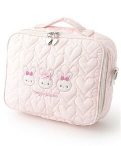 mezzo piano / メゾピアノ ポーチ | ウサギアップリケ　ショルダーつきオムツポーチ　