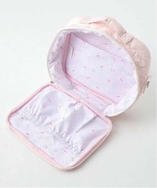 mezzo piano / メゾピアノ ポーチ | ウサギアップリケ　ショルダーつきオムツポーチ　 | 詳細7