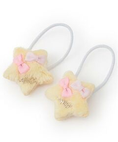 mezzo piano / メゾピアノ ヘアゴム・シュシュ | ぷっくりスター　ヘアポニー2個セット