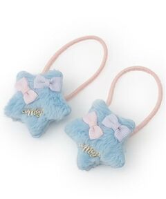 mezzo piano / メゾピアノ ヘアゴム・シュシュ | ぷっくりスター　ヘアポニー2個セット