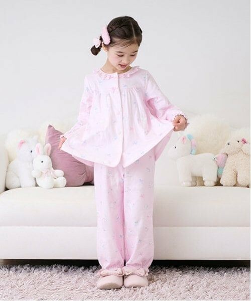 mezzo piano / メゾピアノ ルームウェア | ふわもこフレンズ柄　パジャマ | 詳細10