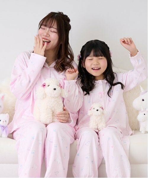 mezzo piano / メゾピアノ ルームウェア | ふわもこフレンズ柄　パジャマ | 詳細14