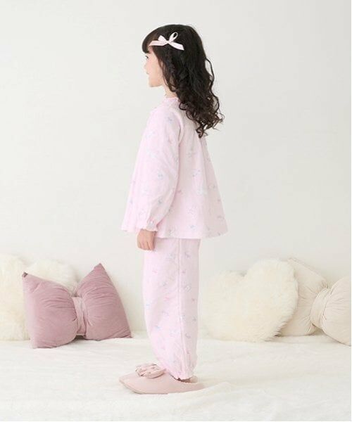 mezzo piano / メゾピアノ ルームウェア | ふわもこフレンズ柄　パジャマ | 詳細2