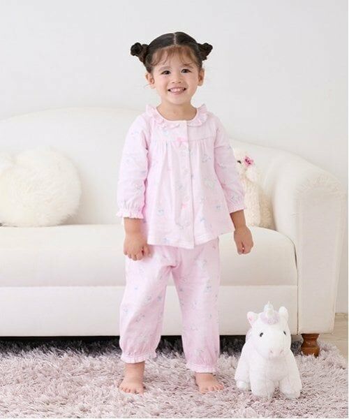 mezzo piano / メゾピアノ ルームウェア | ふわもこフレンズ柄　パジャマ | 詳細6