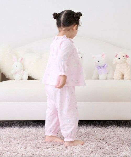 mezzo piano / メゾピアノ ルームウェア | ふわもこフレンズ柄　パジャマ | 詳細7