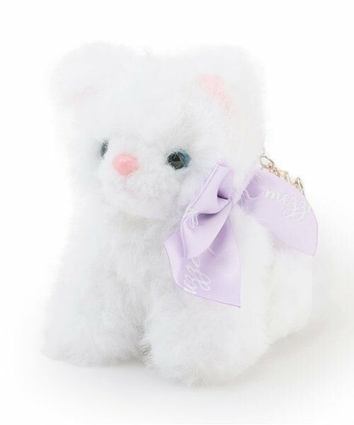 mezzo piano / メゾピアノ チャーム | ふわもこフレンズ　ぬいぐるみチャーム（ラベンダー）