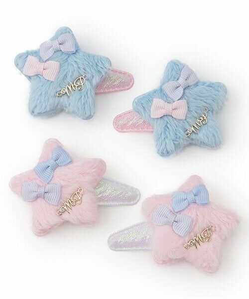 mezzo piano / メゾピアノ ヘアピン | ぷっくりスター　スリーピン2個セット | 詳細3