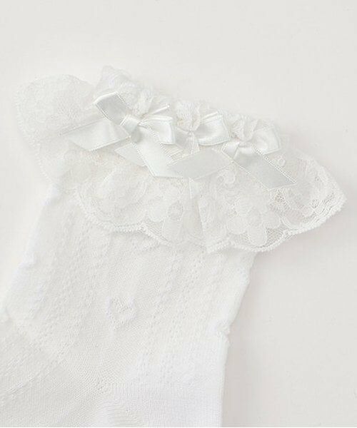 mezzo piano / メゾピアノ ソックス | 定番サテンリボンソックス | 詳細1