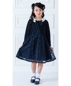 mezzo piano / メゾピアノ ドレス | アンサンブル風　ドッキングワンピース