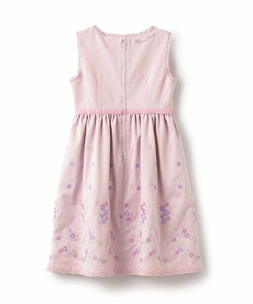 mezzo piano / メゾピアノ ドレス | 花刺しゅう　ワンピース | 詳細1