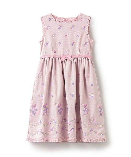 mezzo piano / メゾピアノ ドレス | 花刺しゅう　ワンピース | 詳細10