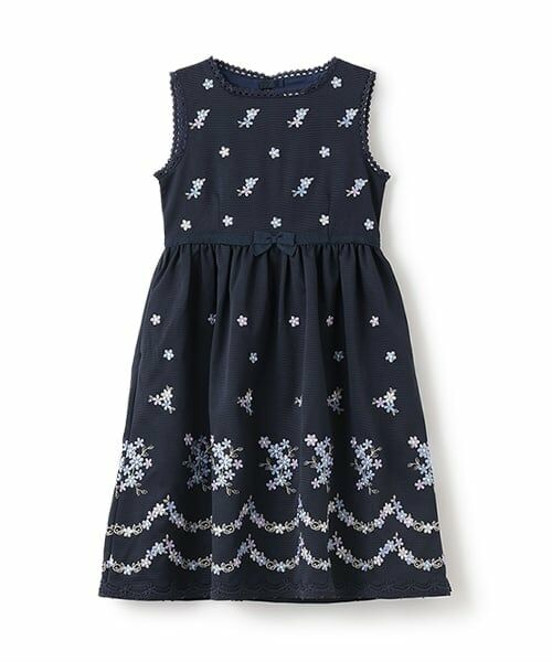 mezzo piano / メゾピアノ ドレス | 花刺しゅう　ワンピース | 詳細11